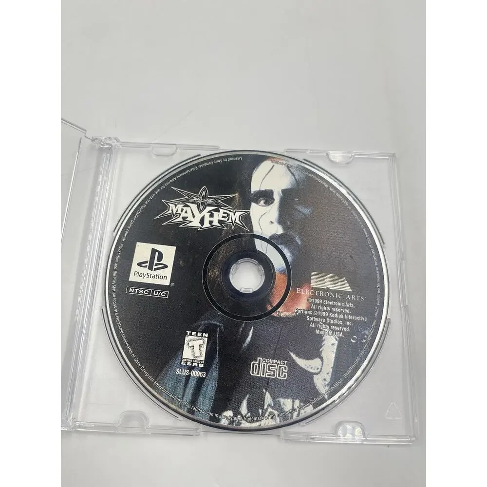 WCW Mayhem - Loose Sony PS1 Playstation 1 Disc